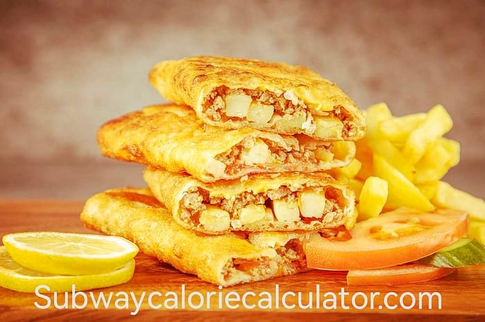 Calories in Wraps at Subway